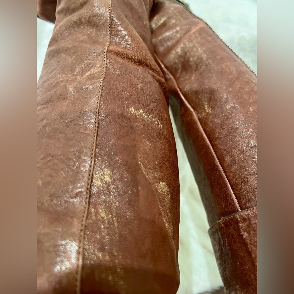 Brown Leather Knee High Boots - Picture 13 of 16